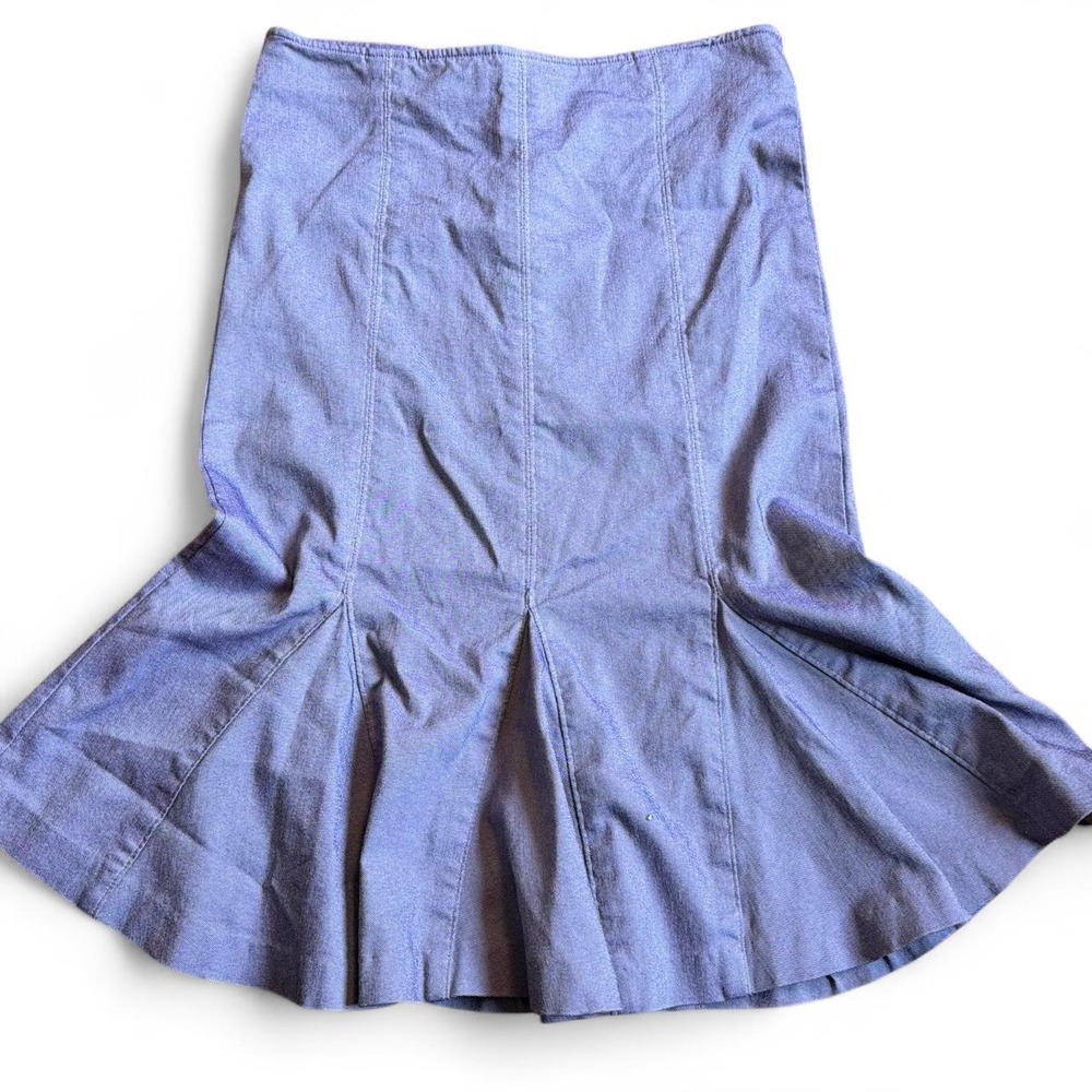 Bisou Bisou Purple Mermaidcore Midi Skirt Y2K Lavender Fishtail Size 4